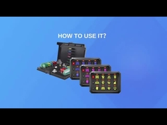 4 Gang Ford Değiştirme Paneli Çember Kontrol Sistemi ile Relay Sistemi & Silin Işıklar Rocker Değiştirme