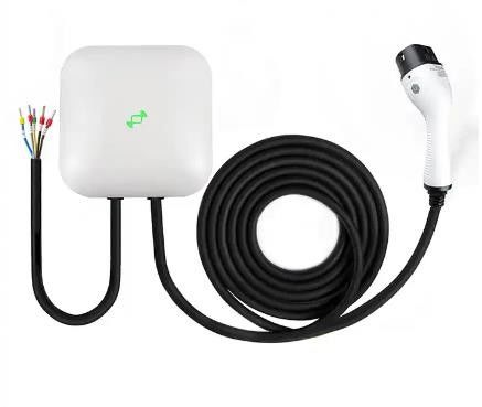 Dış duvar ev şarj cihazı elektrikli arabalar evse duvar kutusu 32A 22 kw tip 2