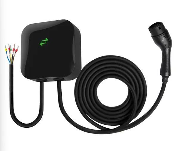 Dış duvar ev şarj cihazı elektrikli arabalar evse duvar kutusu 32A 22 kw tip 2