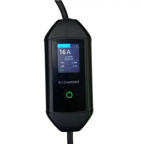3.5KW 7KW ev taşınabilir EV şarj cihazları SAE J1772 IP54 koruma seviyesi