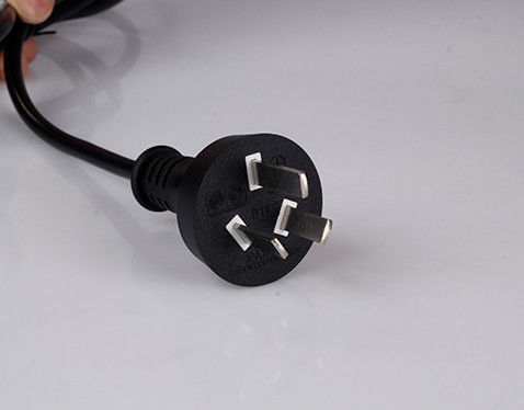 OEM Avustralya AC Güç Kabloları PVC Yalıtımlı 0.75mm SAA Uzatma Kablosu