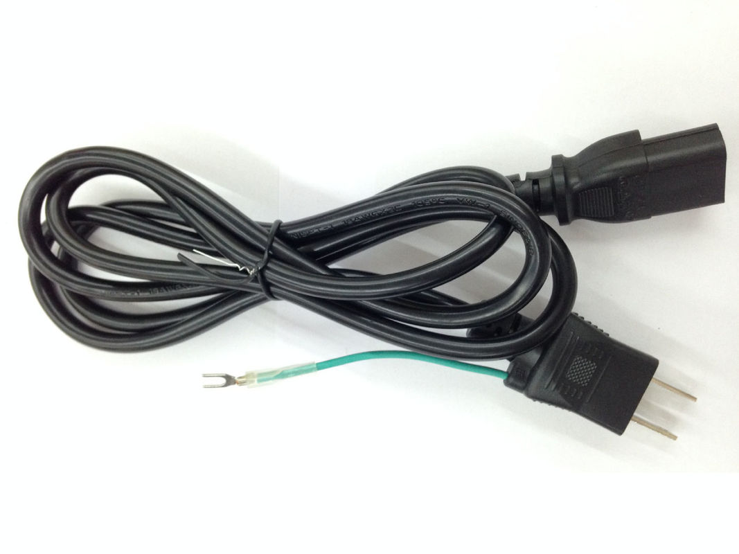 6ft Uluslararası Güç Kabloları 125V 2 Pimli Japon Güç Kabloları
