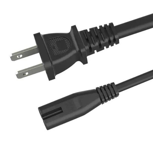 PVC NEMA Japonya Güç Kablosu Tipi C13 18awg Uzatma Güç Kablosu