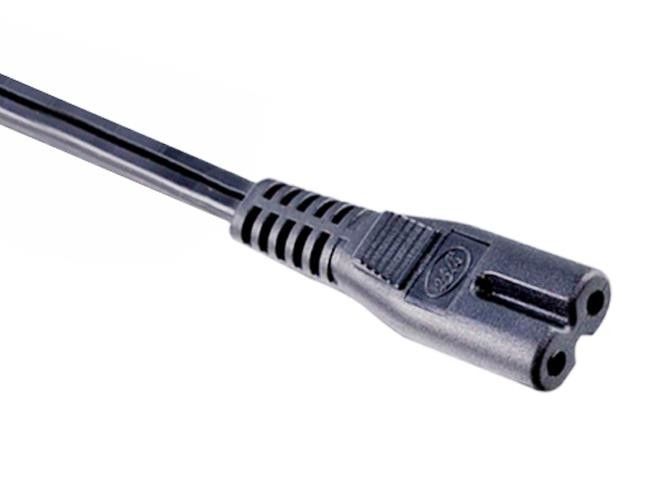 PVC NEMA Japonya Güç Kablosu Tipi C13 18awg Uzatma Güç Kablosu