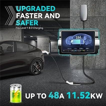 Model 3 Elektrikli Araç Araç Şarj Cihazı 11kw 22kw Taşınabilir Elektrikli Araç Şarj Cihazı Tip 2