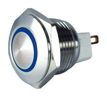 Güç Açma Kapama Metal Buton Anahtarları 30mm Işıklı Halka Tipi LED