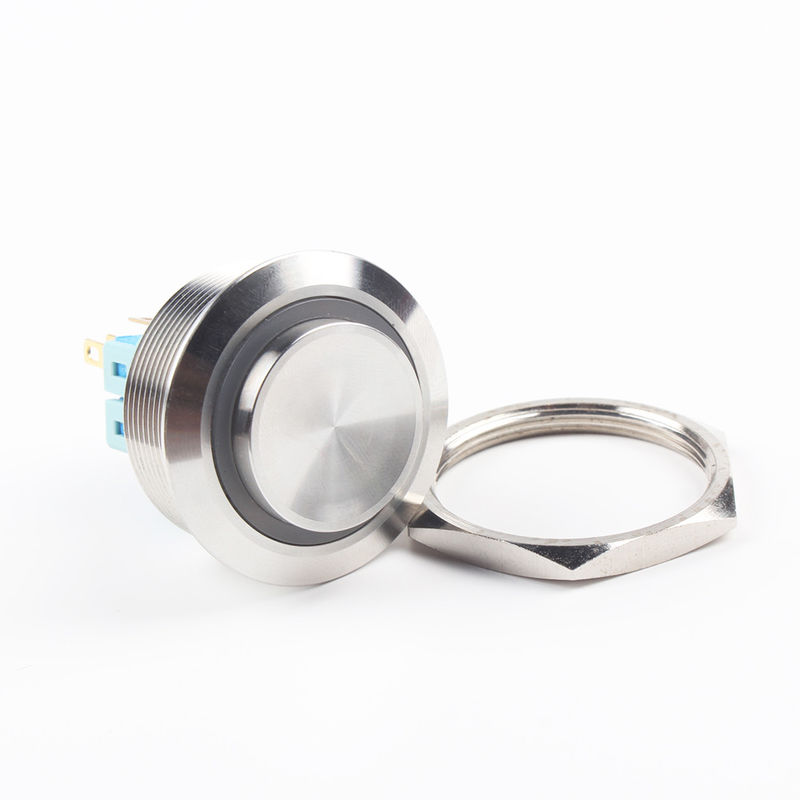 Güç Açma Kapama Metal Buton Anahtarları 30mm Işıklı Halka Tipi LED