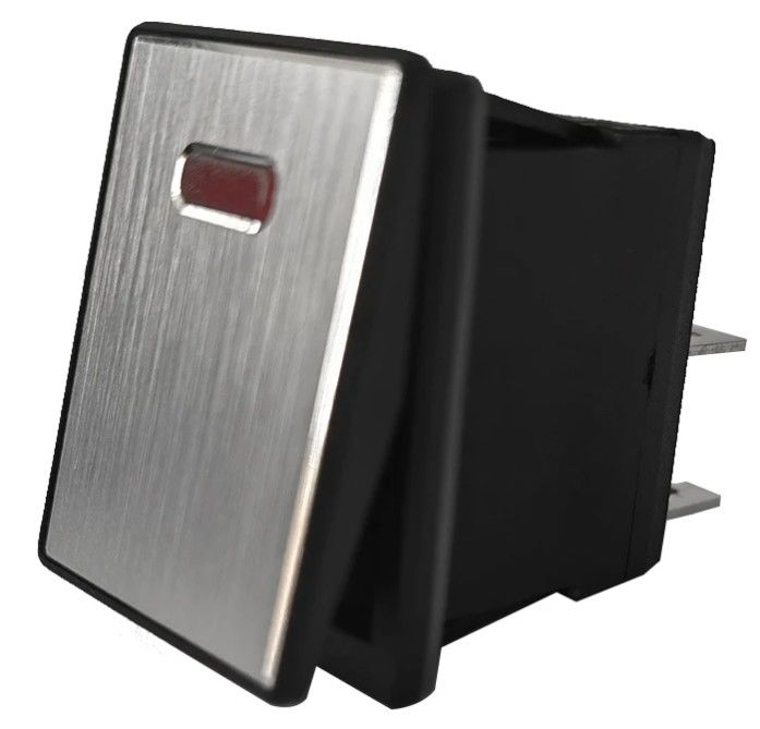 DC 12V 20A Dökme Düğmesi LED Metal Panel Alüminyum 4PIN ON OFF Rocker Anahtar Araç Tekne RV için