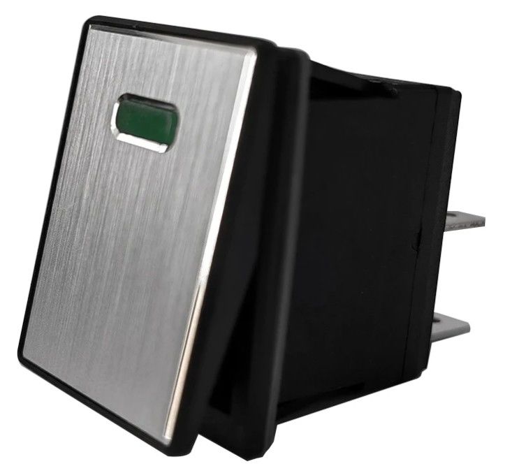 DC 12V 20A Dökme Düğmesi LED Metal Panel Alüminyum 4PIN ON OFF Rocker Anahtar Araç Tekne RV için