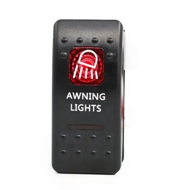 12V 24V Işıklandırılmış Mavi LED Işık Sembol Su geçirmez Lazer Araç Tekne Marine RV için Tekne Rocker Değiştiricisi
