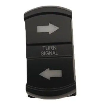 Yeni Stil Özel DIY Icon DC 12V 7Pin ON-OFF LED Mavi Işık Dönüş Sinyalı Rocker Değiştirici Araba 4X4 Tekne Kamyonlar için