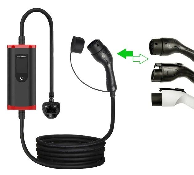 16A 32A 40A Elektrikli Araç Şarj cihazı 3.5kw 7kw 9kw EV Ev Şarj cihazı taşınabilir