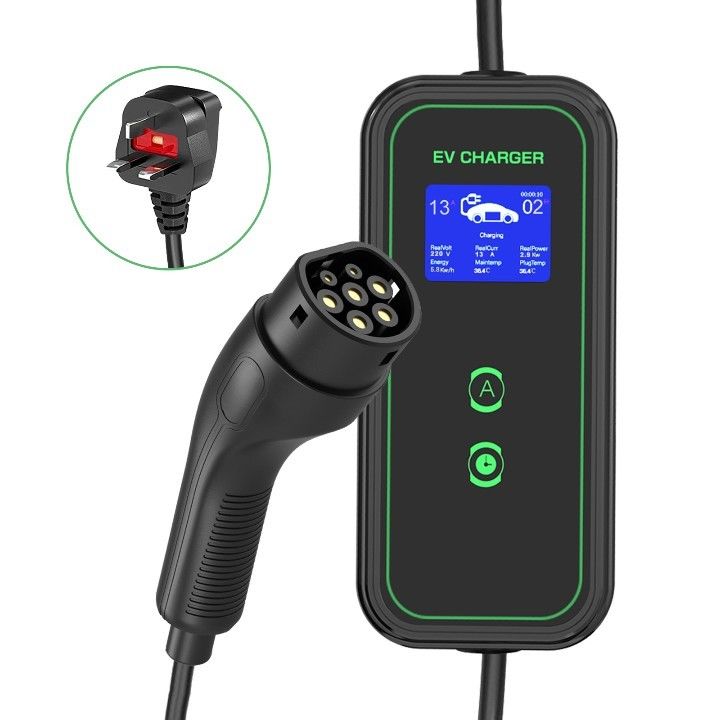3.5KW 7KW 11KW Avrupa Standart Plug Type2 Taşınabilir AC Şarj Kablosu Ev Taşınabilir EV Şarj cihazı 7KW Tpe Ceket