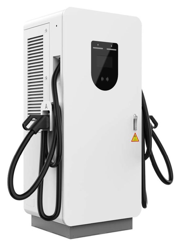 Süper DC 60kW OCPP 1.6 EV Hızlı Şarj Yere Taşıma EV DC Şarj İstasyonu