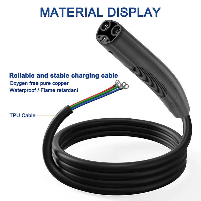 Tesla NACS Plug 5M 7m 10m Kablo SAE J3400 Plug-Open EV Şarj Silah Kablosu