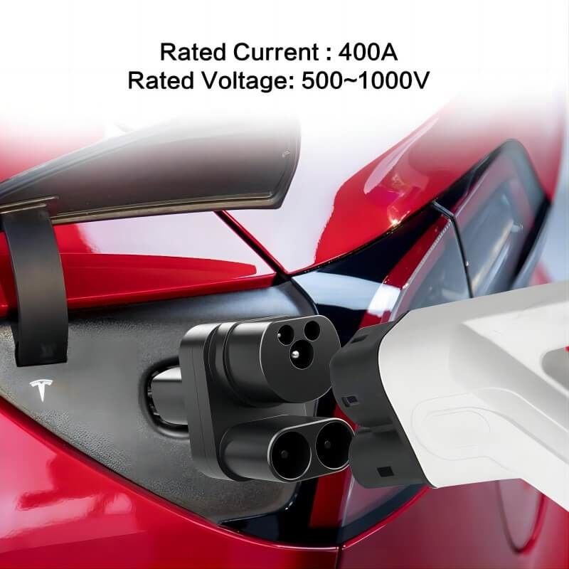 CCS2 Tesla Adaptörü için Tesla, Araba Şarj Aracı EV Şarj Aracı Tesla CCS Combo 2 Adaptörü