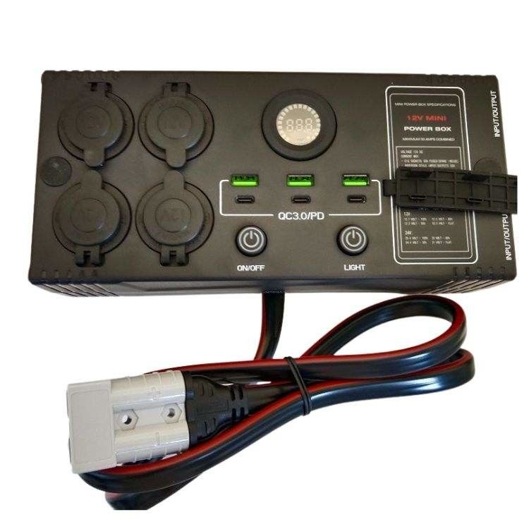 Portatif USB QC3.0 PD Değiştirme Kontrolü DC DC Şarj cihazı Mini Güç Kutusu Kontrol Kutusu ile