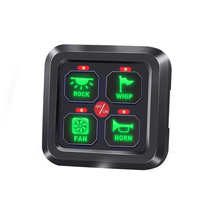 4 Gang Ford Değiştirici Panel Devre Kontrol Sistemi Relay Sistemi / Silge Işıkları ile Rocker Değiştirici