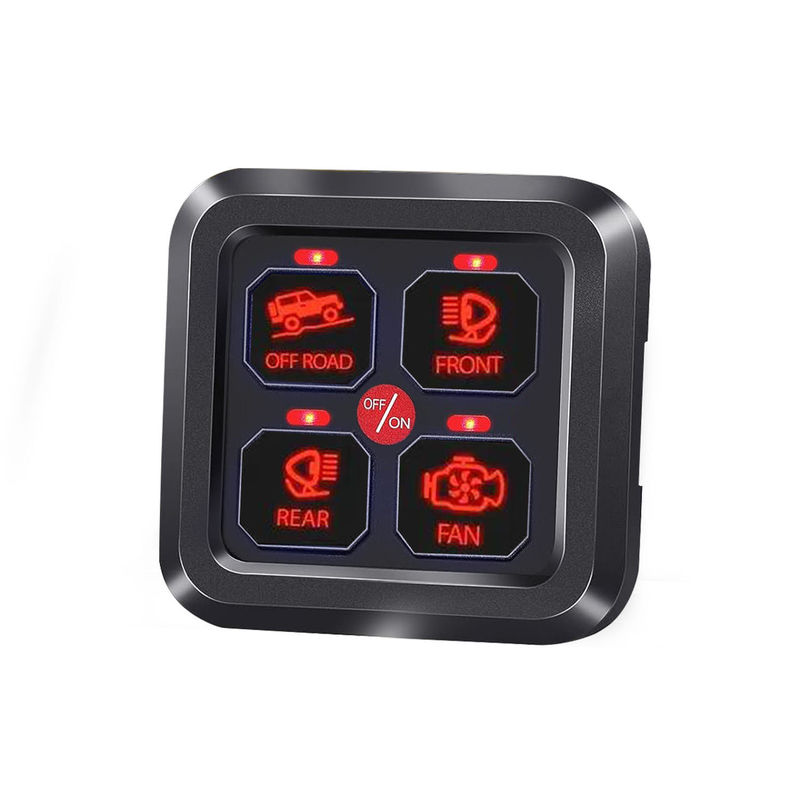 4 Gang Ford Değiştirici Panel Devre Kontrol Sistemi Relay Sistemi / Silge Işıkları ile Rocker Değiştirici