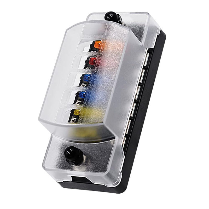 12V-24V DC 6 Yolu Sigorta Blokları Atc/Ato Standart Otomobil Sigorta Kutuları