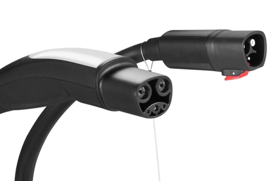 Akıllı taşınabilir Tesla NACS EV Şarj cihazı 240V AC 16A/32A/40A SAE J3400 Ev Elektrikli Araba Şarj cihazı