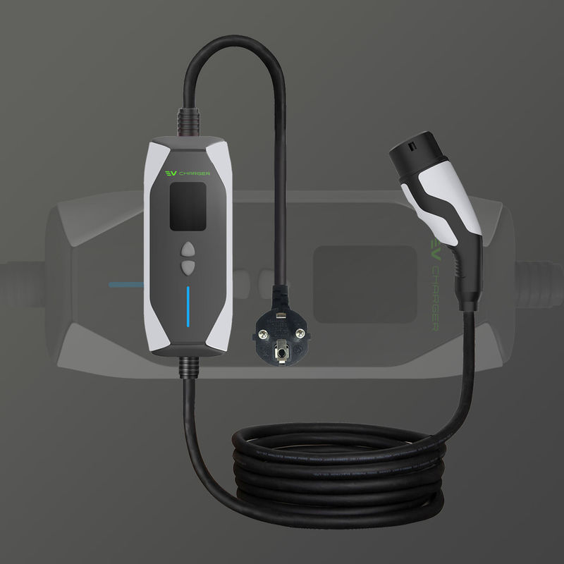 16A 3.5KW 32A 7KW taşınabilir EV 240V TYPE 2 Ev taşınabilir Seviye 2 EV Şarj Araçları için EV