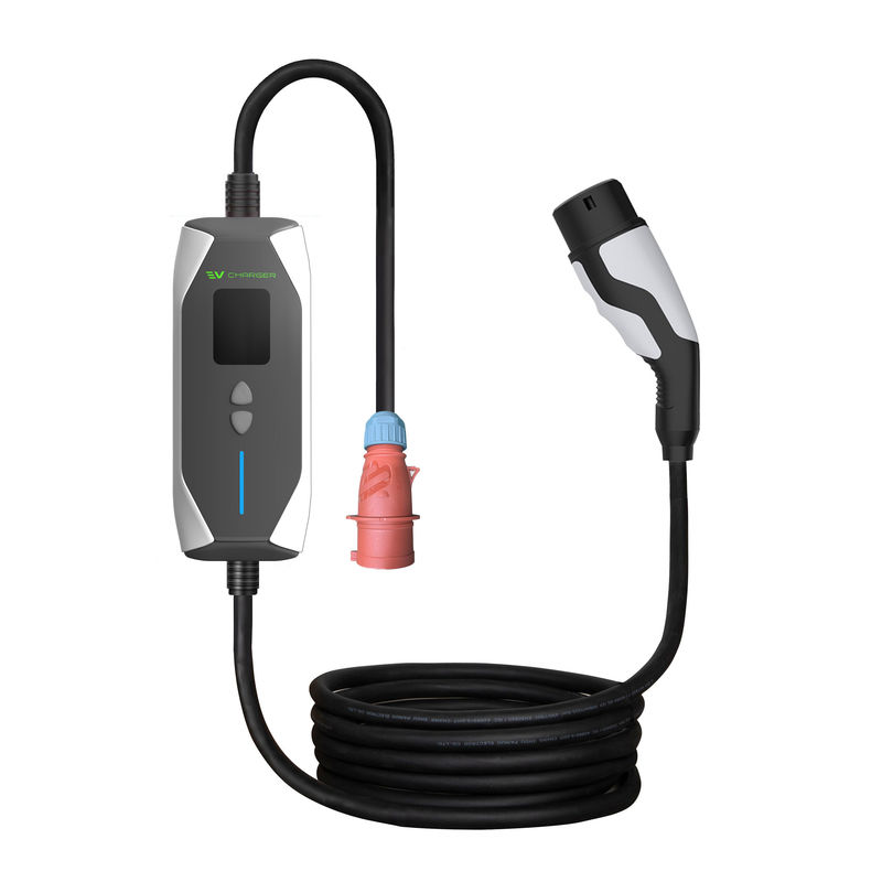 OEM ODM GBT 32A 7KW İçilebilir Elektrikli Araba Hızlı Şarj Aracı Dışarı Şarj Aracı 1 Fazlı İçilebilir EV Şarj Aracı 5M Kablolu