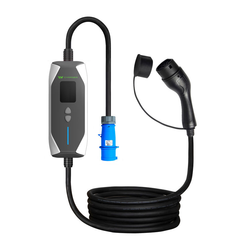 OEM ODM GBT 32A 7KW İçilebilir Elektrikli Araba Hızlı Şarj Aracı Dışarı Şarj Aracı 1 Fazlı İçilebilir EV Şarj Aracı 5M Kablolu