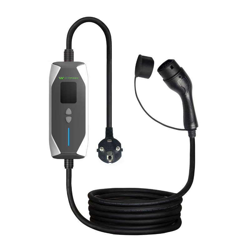 OEM ODM GBT 32A 7KW İçilebilir Elektrikli Araba Hızlı Şarj Aracı Dışarı Şarj Aracı 1 Fazlı İçilebilir EV Şarj Aracı 5M Kablolu