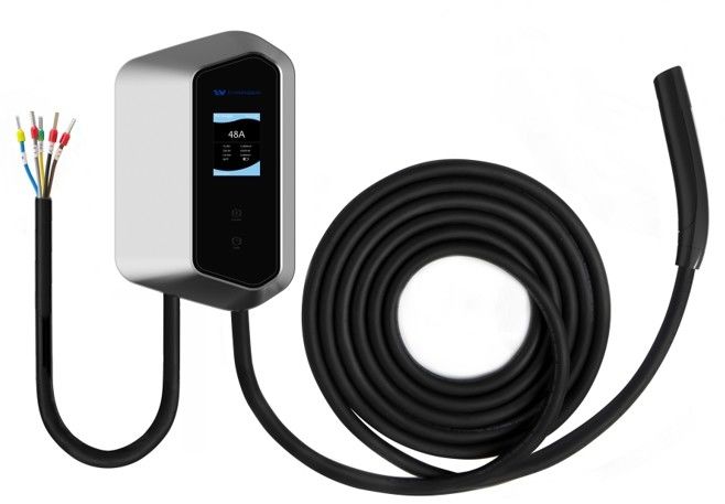 SAE J3400 Plug-Open NACS Kablo 9kw 11kw SAE J1772 Tip 1 EV Şarj İstasyonu EV Duvar Şarj cihazı