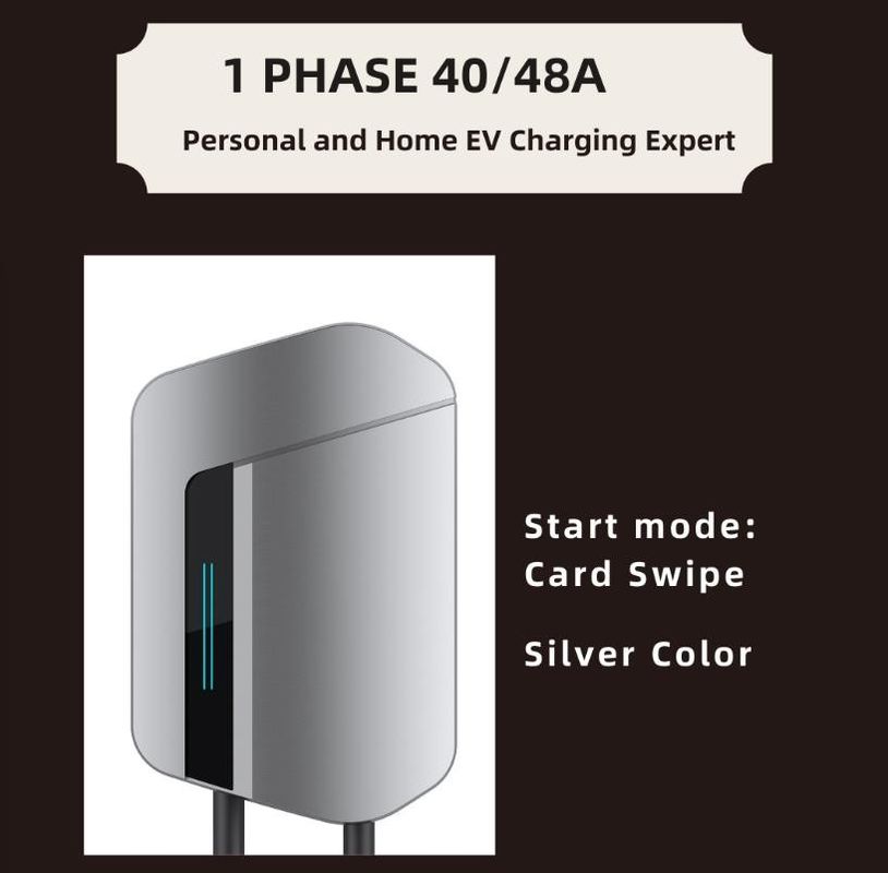 OEM ODM 9KW 11KW Tip 1 Tesla NACS EV Akıllı APP EV Araba EV Ev Şarj İstasyonu EV Şarj cihazı