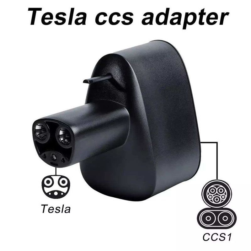 DC Bağlantısı CCS1 ile Tesla EV şarjı Hızlı 250KW Tesla Şarj Adaptörü için