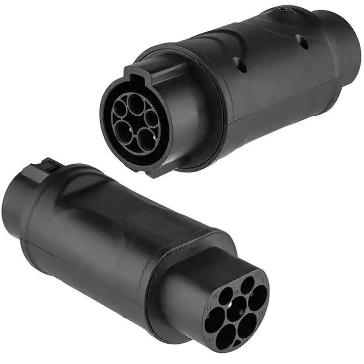 Ev Adaptörü Şarj Yığın Elektrikli Araç J1772 32a Tip 1 Ev Şarj Yöneticisi J1772 GB/T Adaptörüne