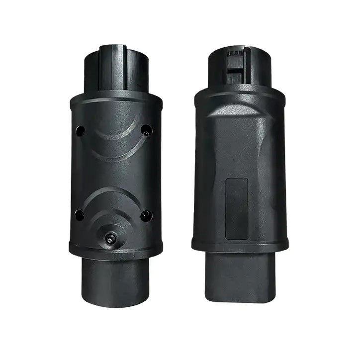 Ev Adaptörü Şarj Yığın Elektrikli Araç J1772 32a Tip 1 Ev Şarj Yöneticisi J1772 GB/T Adaptörüne