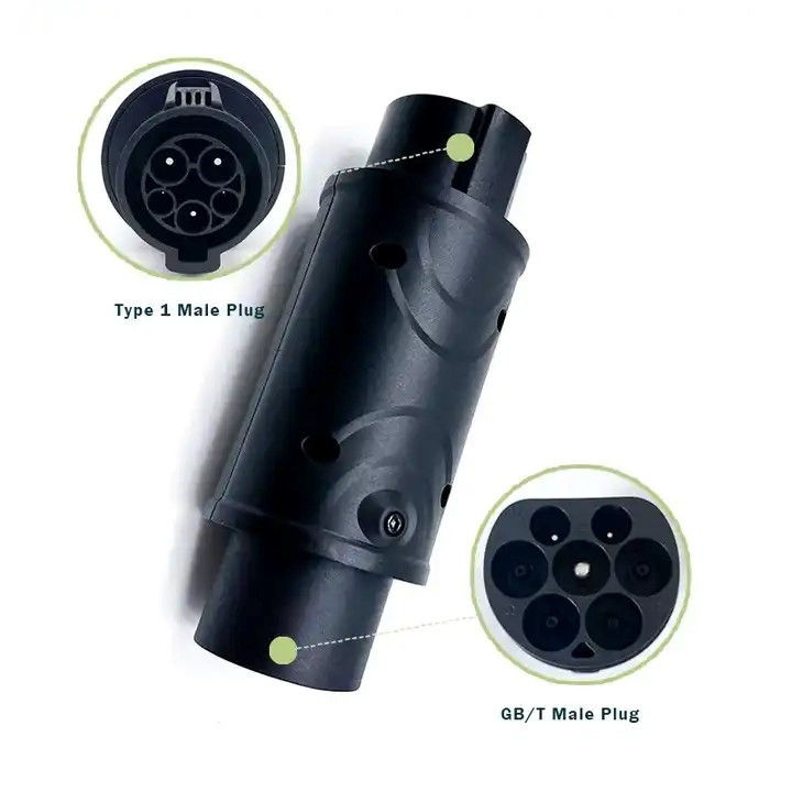 Ev Adaptörü Şarj Yığın Elektrikli Araç J1772 32a Tip 1 Ev Şarj Yöneticisi J1772 GB/T Adaptörüne