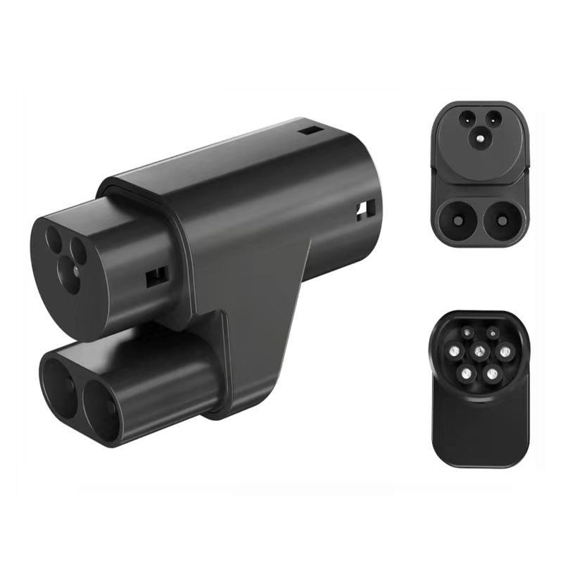 Ev Adaptör Şarj Adaptörü Elektrikli Araç Şarjı TPC CCS2 TO Type2 Tesla Model 3/s/x/y için