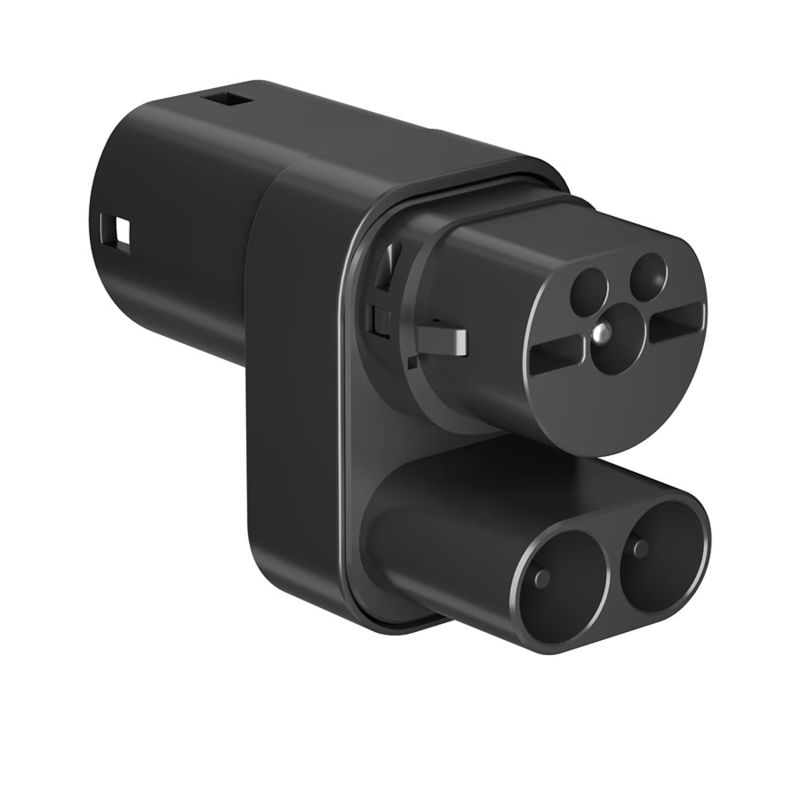 Ev Adaptör Şarj Adaptörü Elektrikli Araç Şarjı TPC CCS2 TO Type2 Tesla Model 3/s/x/y için