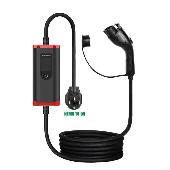 Fabrika 8a-32a Düzenlenebilir SAE J1772 TYPE1 Hızlı Elektrikli Araba Şarj cihazı Taşınabilir Ev Şarj cihazı