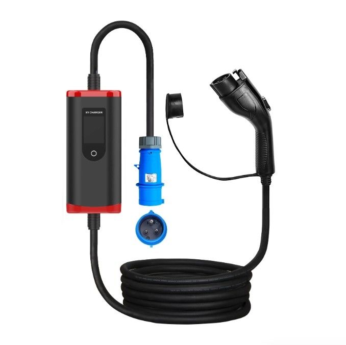 Fabrika 8a-32a Düzenlenebilir SAE J1772 TYPE1 Hızlı Elektrikli Araba Şarj cihazı Taşınabilir Ev Şarj cihazı