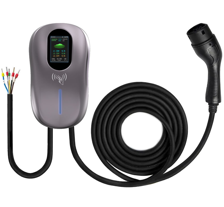 toptan ev şarj istasyonu Araba şarj cihazı 11kw OEM Ev Dışarı IEC 62196 TYPE2 duvar kutusu dışarı