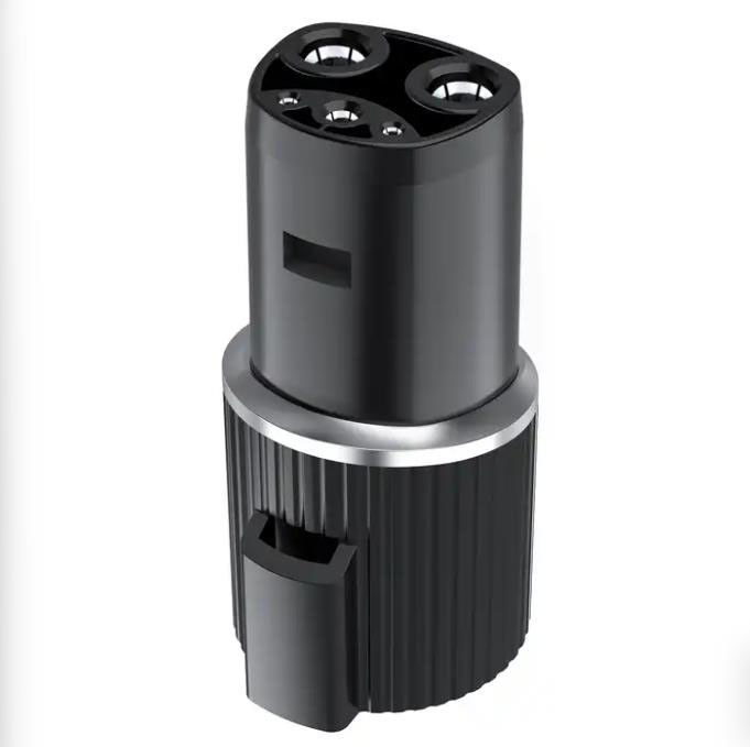 IP55 Elektrikli Araba EV Şarj Aracı Adaptörleri Uzun Süren Tesla To J1772 Type1